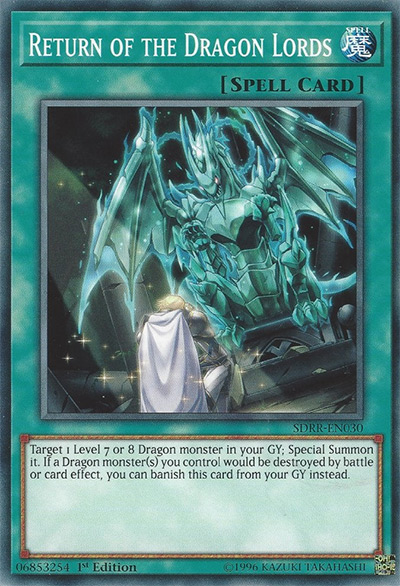 Return Of The Dragon Lords YGO Card