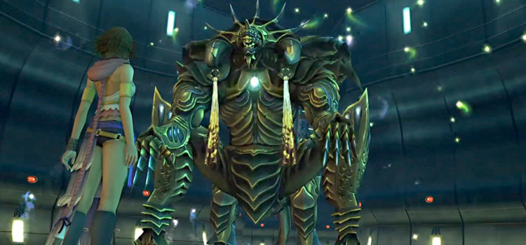 Paragon boss screenshot in FFX-2 HD