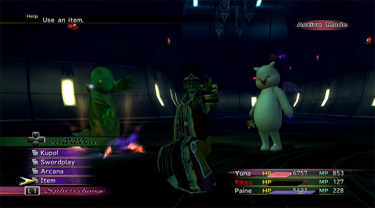 Trema boss in FFX-2 HD