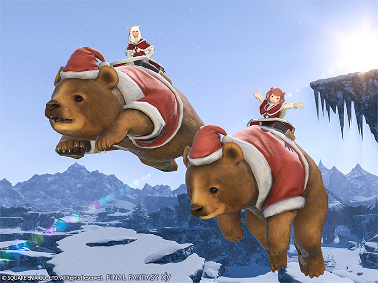 Starlight Bear Mount in FFXIV