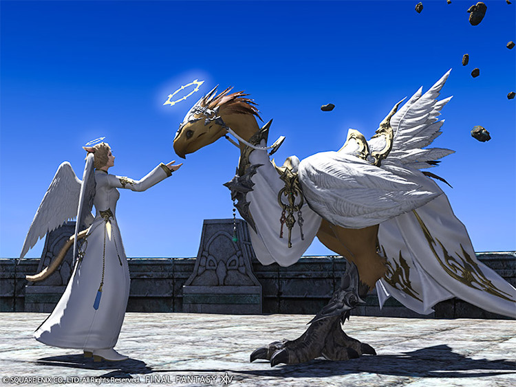 Angelic Barding addon for chocobos in FFXIV