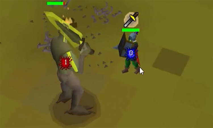 Bryophyta OSRS Boss battle screenshot