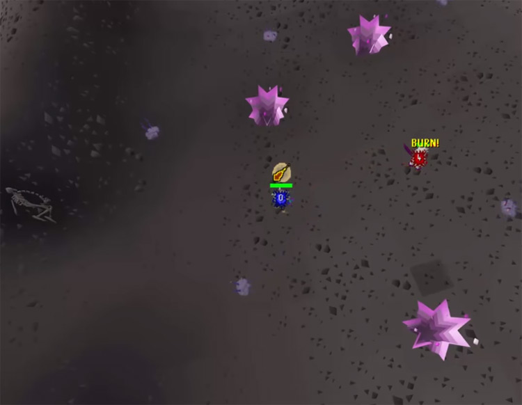 Chaos Fanatic boss battle in OSRS