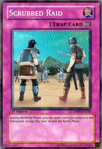 Scrubbed Raid Yu-Gi-Oh Card