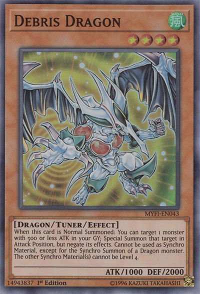 Debris Dragon Yu-Gi-Oh Card