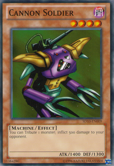 Cannon Soldier Yu-Gi-Oh Card