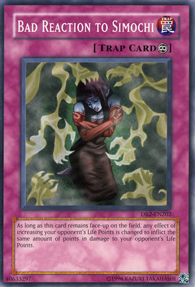 Bad Reaction To Simochi YGO Card.