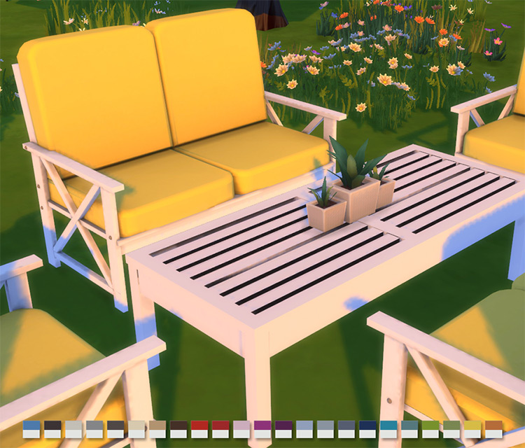 Alveranda Outdoor Set Pack / TS4 CC