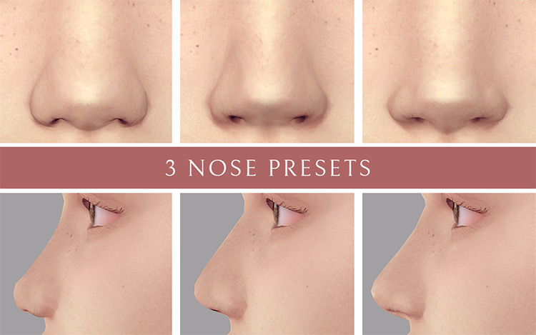 Three Nose Presets TS4 CC