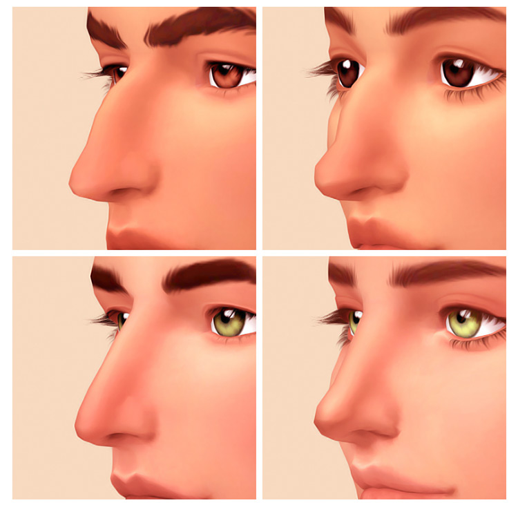 Best Sims 4 Custom Nose CC   Sliders  All Free    FandomSpot - 99