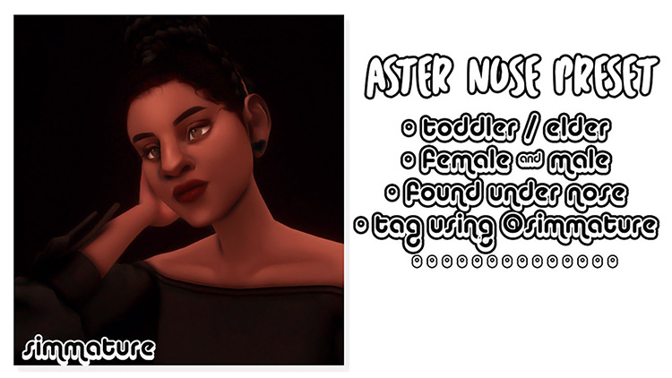 Best Sims 4 Custom Nose CC   Sliders  All Free    FandomSpot - 17