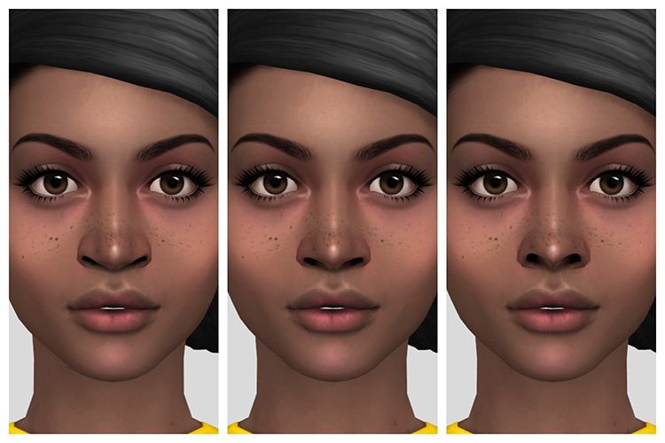 Expanded Nose Sliders Sims 4 CC