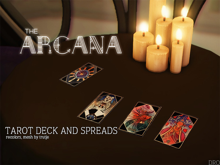 Arcana Tarot Deck/Spreads CC for TS4