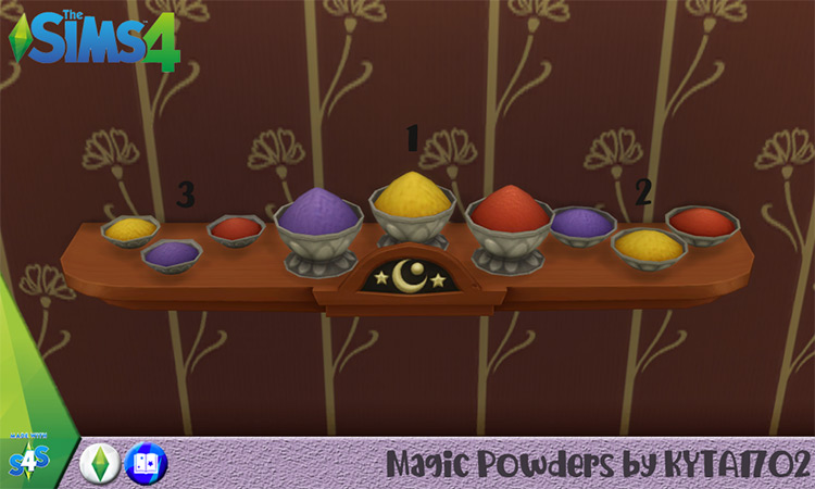 Magic Powders Set / Sims 4 CC