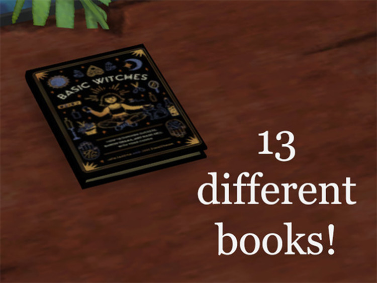 Witchy Sorcerer Books CC Set for The Sims 4