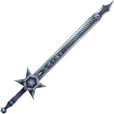 Icebrand sword render from FF12