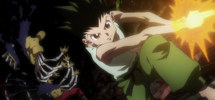 Gon fight scene from HxH Anime