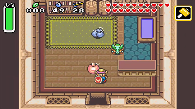 Legend of Zelda: A Link to the Past & Four Swords GBA screenshot