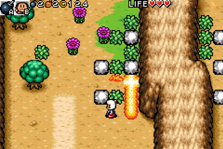 Bomberman Tournament GBA gameplay