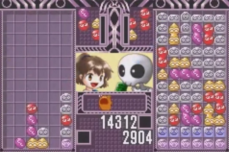 Puyo Pop GBA gameplay screenshot