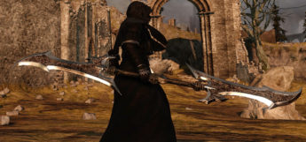 Twinblade reskin character in Dark Souls 2