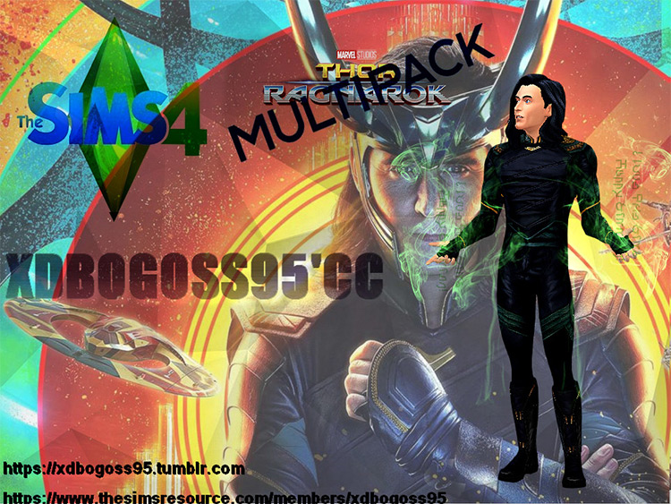 Loki Costume for Sims 4