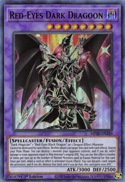 Red-Eyes Dark Dragoon Yu-Gi-Oh Card