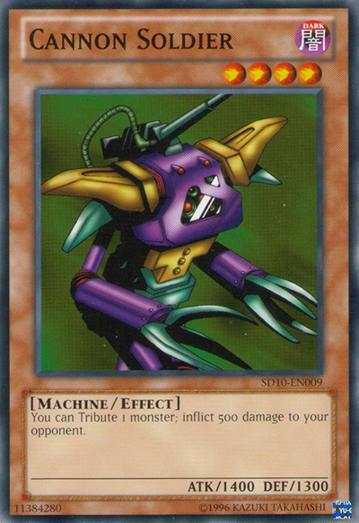 Cannon Soldier YGO Card