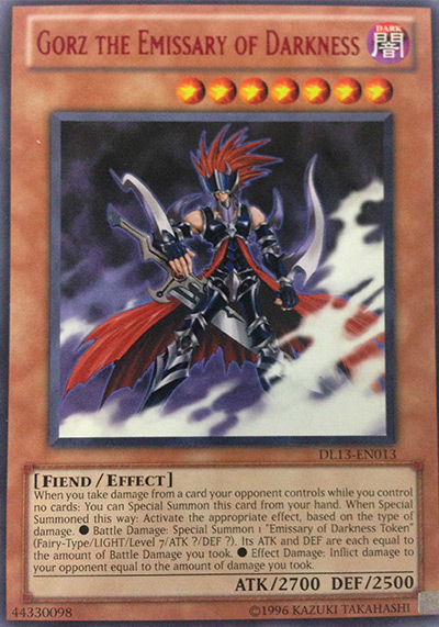 Gorz the Emissary of Darkness Yu-Gi-Oh Card