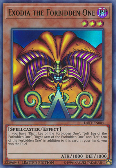 Exodia the Forbidden One YGO Card