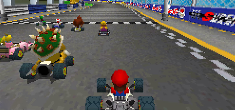 Mario Kart DS starting race screenshot