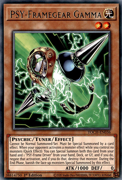 Psy-Framegear Gamma Yu-Gi-Oh Card