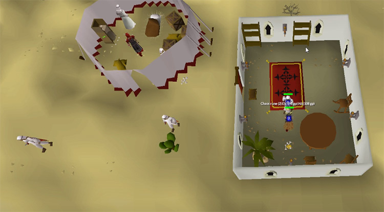 Bandit fighting in OSRS