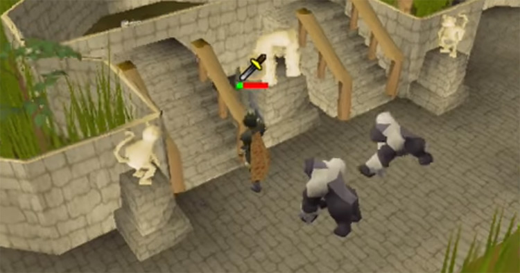 Monkey guards screenshot from OSRS