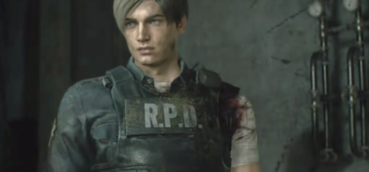Leon Scott Kennedy in Resident Evil 2 Remake