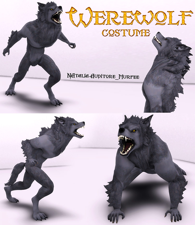 Werewolf Costume Sims 4 CC