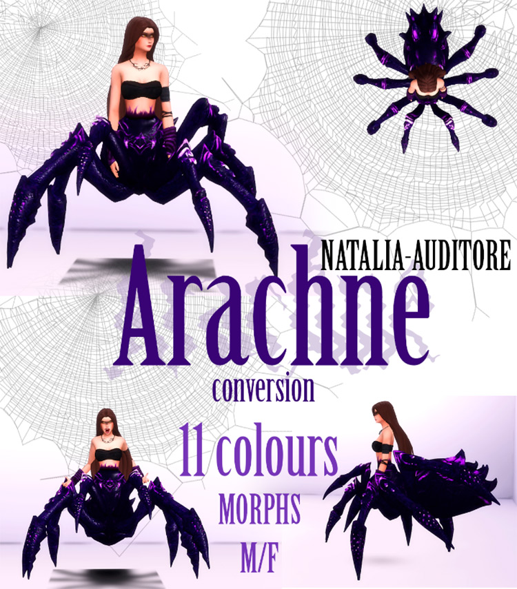 Arachne Set by Natalia-Auditore Sims 4 CC