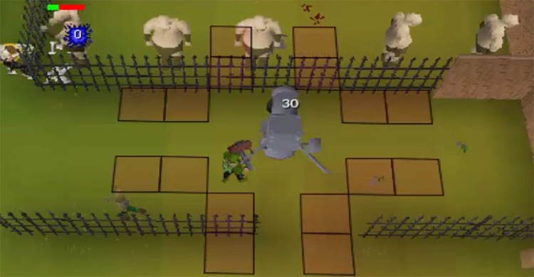 Caged Ogres Range Training in OSRS