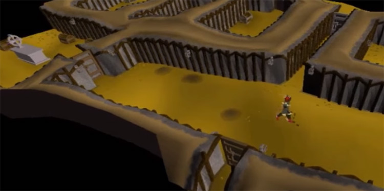 Shades Catacombs Screenshot holding altar in OSRS