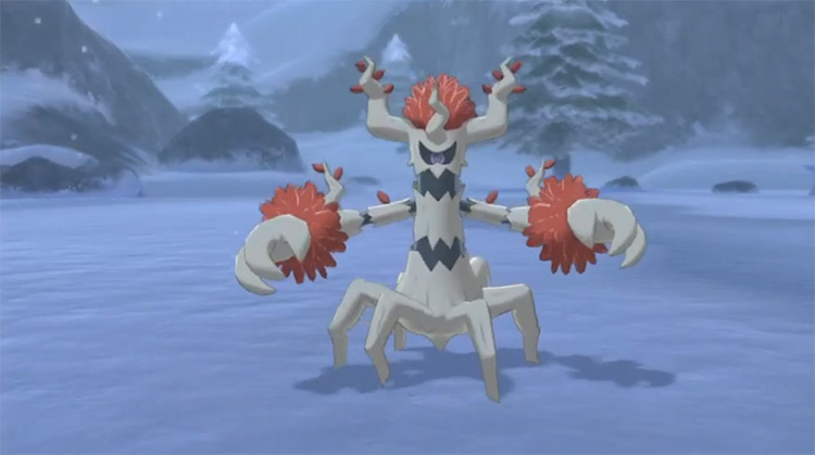 Shiny Trevenant in Pokémon Sword and Shield