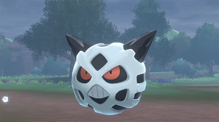 Shiny Glalie in Pokémon Sword and Shield 