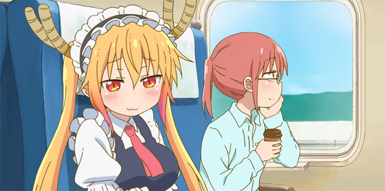Miss Kobayashi's Dragon Maid Episode 14: Valentine's, and Then Hot Springs! - Please Don't Get Your Hopes Up anime screenshot