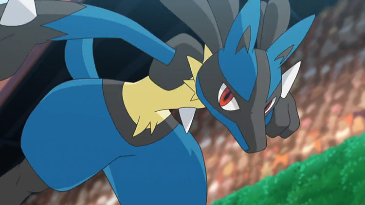 Lucario Pokemon in the anime