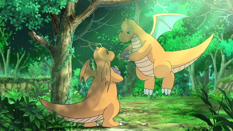 Dragonite Pokemon in the anime