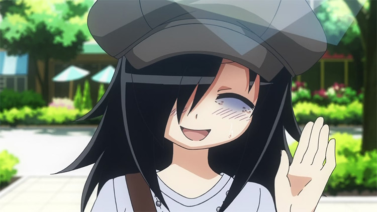 Tomoko Kuroki in WataMote: No Matter How I Look At It, It's You Guys' Fault I'm Unpopular!