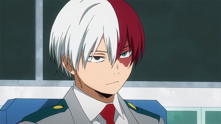 Shouto Todoroki in My Hero Academia anime