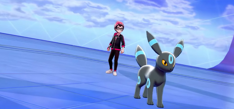 Shiny Gen2 Umbreon in Pokemon Sw/Sh