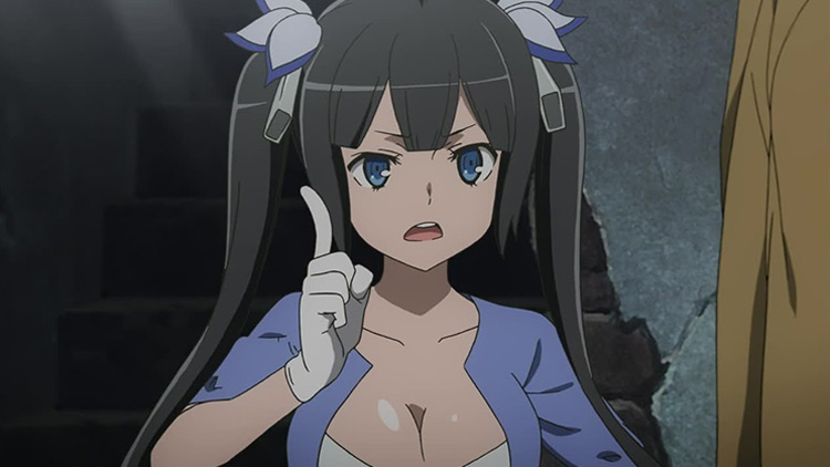Hestia from Is It Wrong to Try to Pick Up Girls in a Dungeon? anime