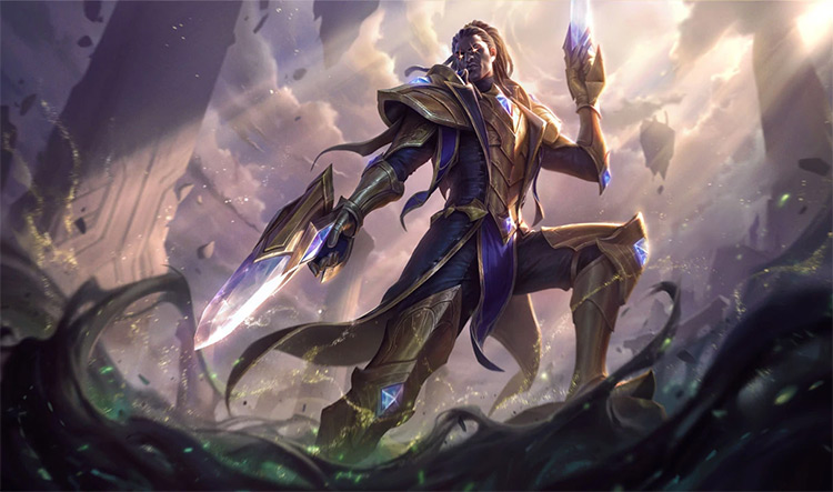 Victorious Lucian Skin Splash Image from League of Legends