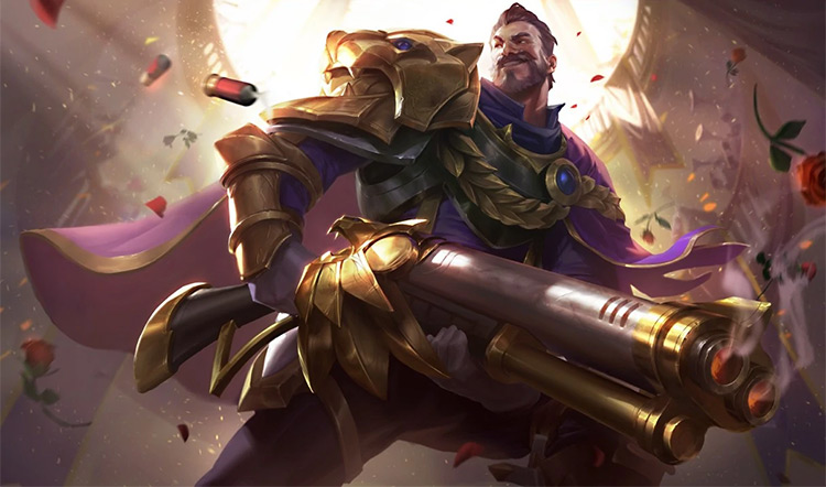 Victorious Graves Skin Splash Image from League of Legends